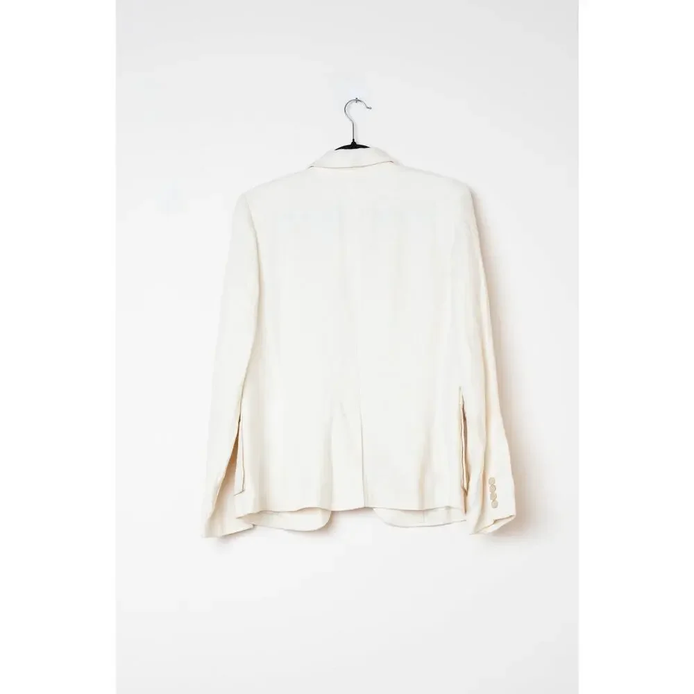 Polo Ralph Lauren Linen Blazer in White - Size 14 - Picture 2 of 8